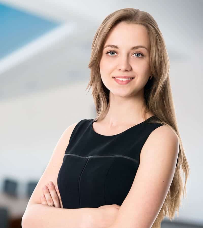beautiful woman smiles